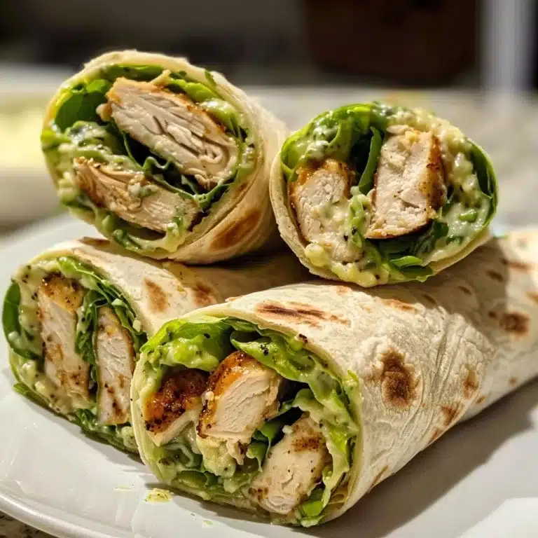 Chicken Caesar Wraps
