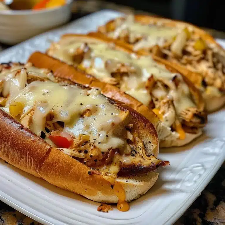 Ultimate Chicken Philly Cheese Steaks Recipe – Juicy Cheesy Sandwich Dinner