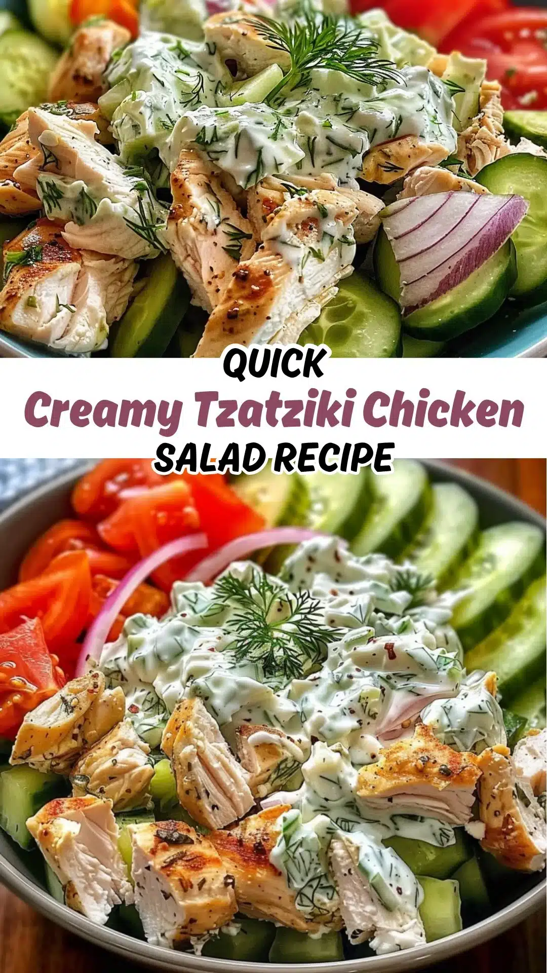 Tzatziki Chicken Salad
