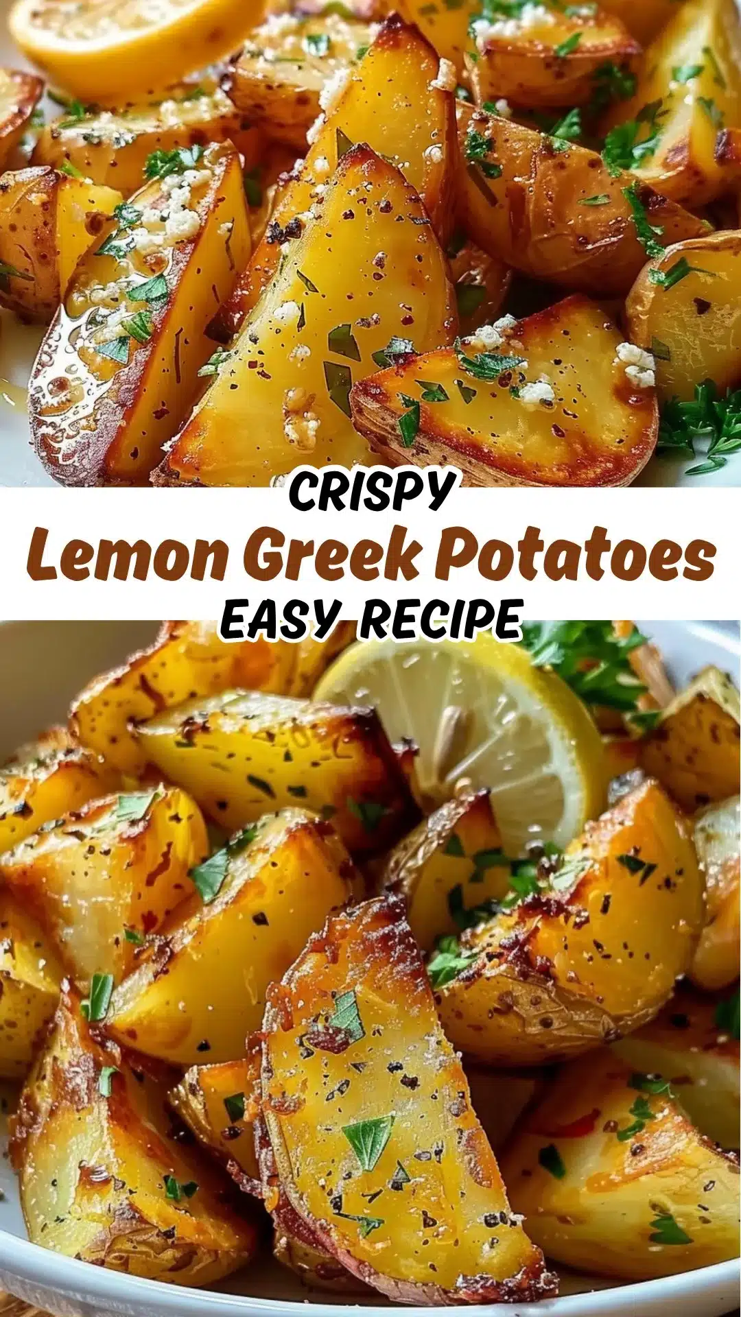 Crispy Lemon Greek Potatoes Recipe - Authentic Flavor Delight