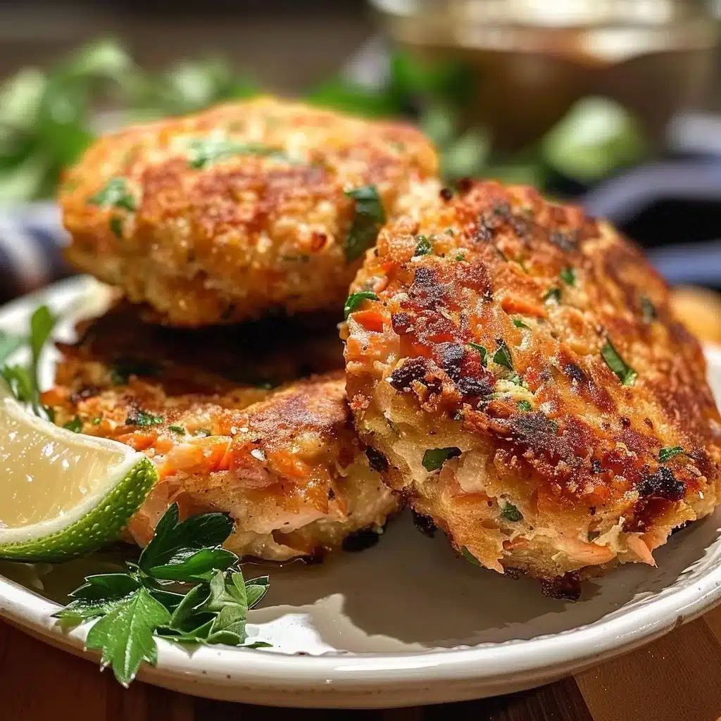 Delicious easy salmon patties made from canned salmon