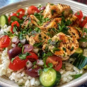Healthy Mediterranean diet dinner options with fresh ingredients and flavors.