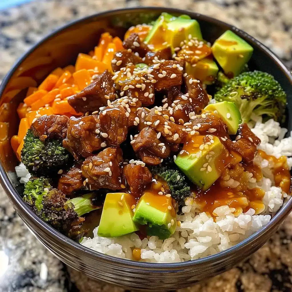 High-Protein Beef Bowl with Hot Honey