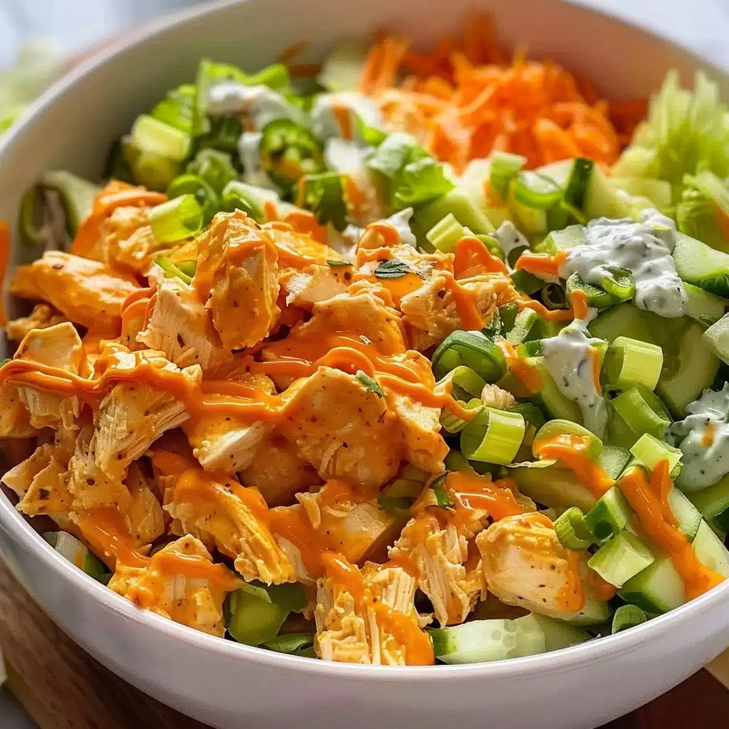 High-Protein Buffalo Chicken Salad Recipe