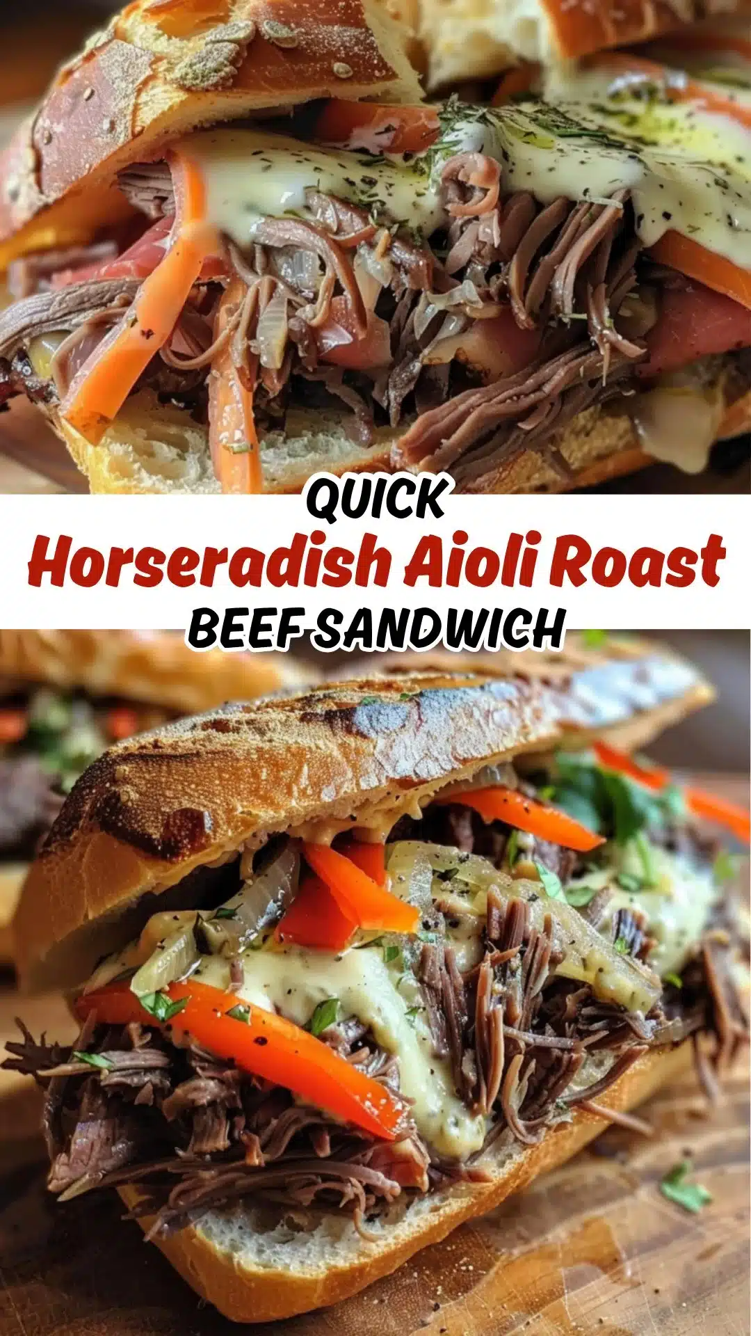 Horseradish Aioli Roast Beef Sandwich 2 Roast Beef Sandwich with Horseradish Aioli