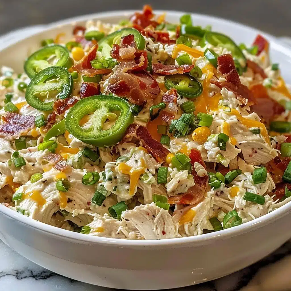 Jalapeno Popper Chicken Salad Recipe