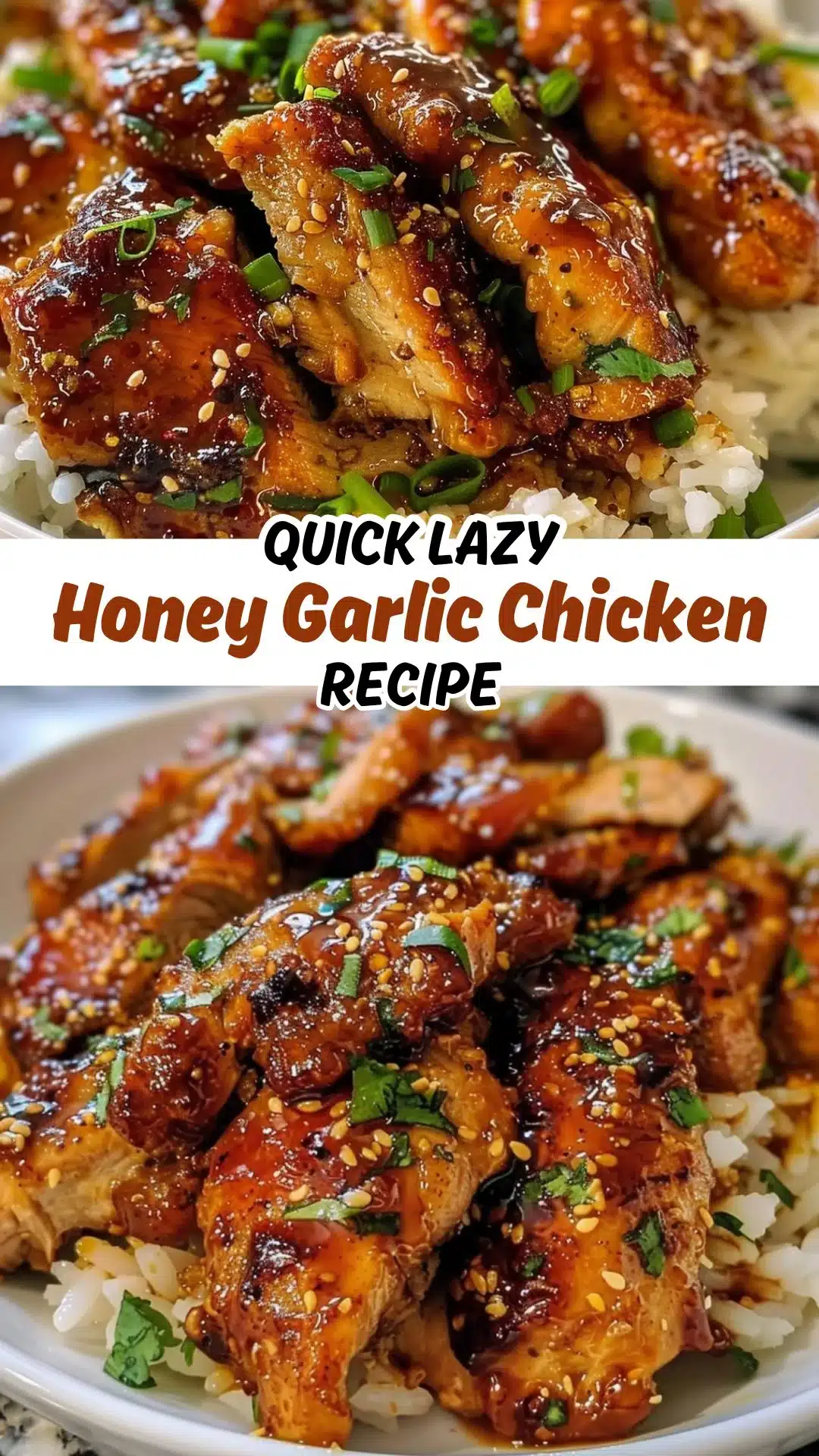 Lazy Honey Garlic Chicken