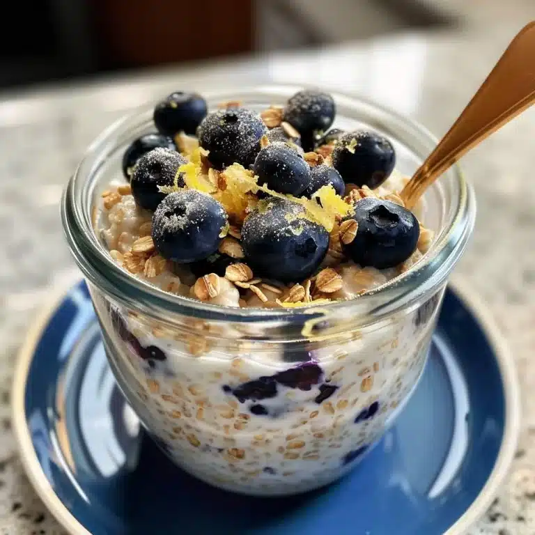 Lemon Blueberry Overnight Oats