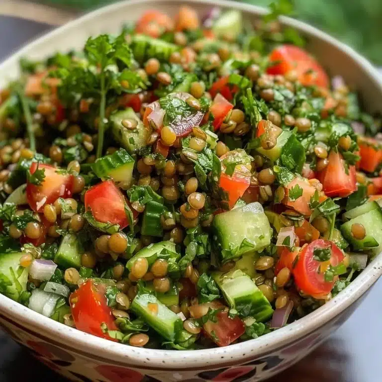 Lentil Tabbouleh Salad