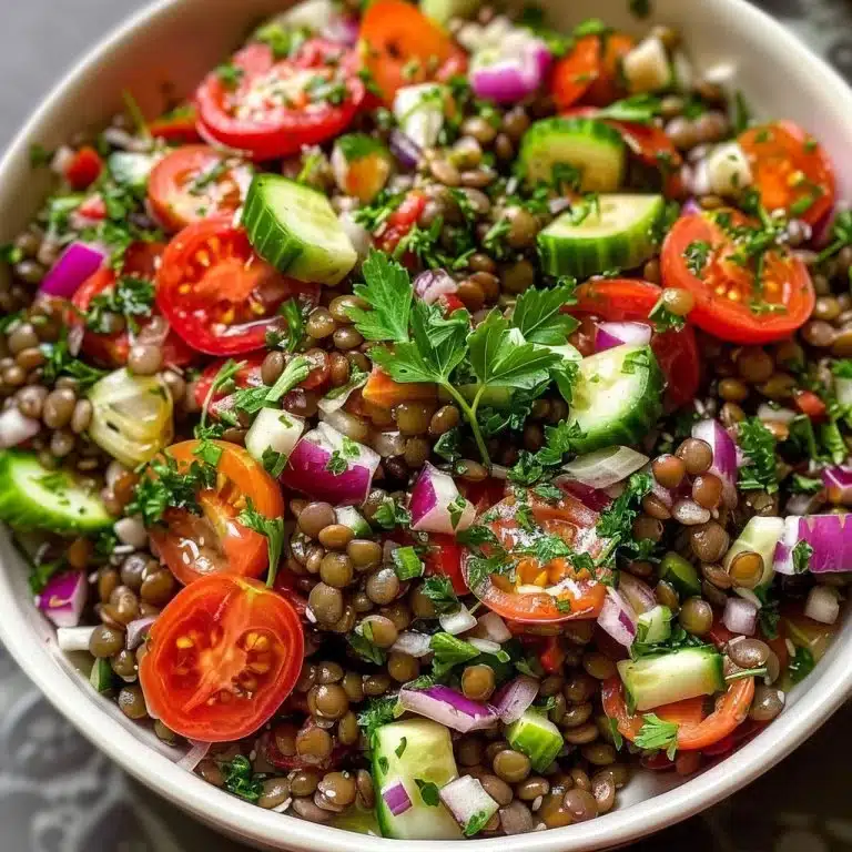 Mediterranean Lentil Salad