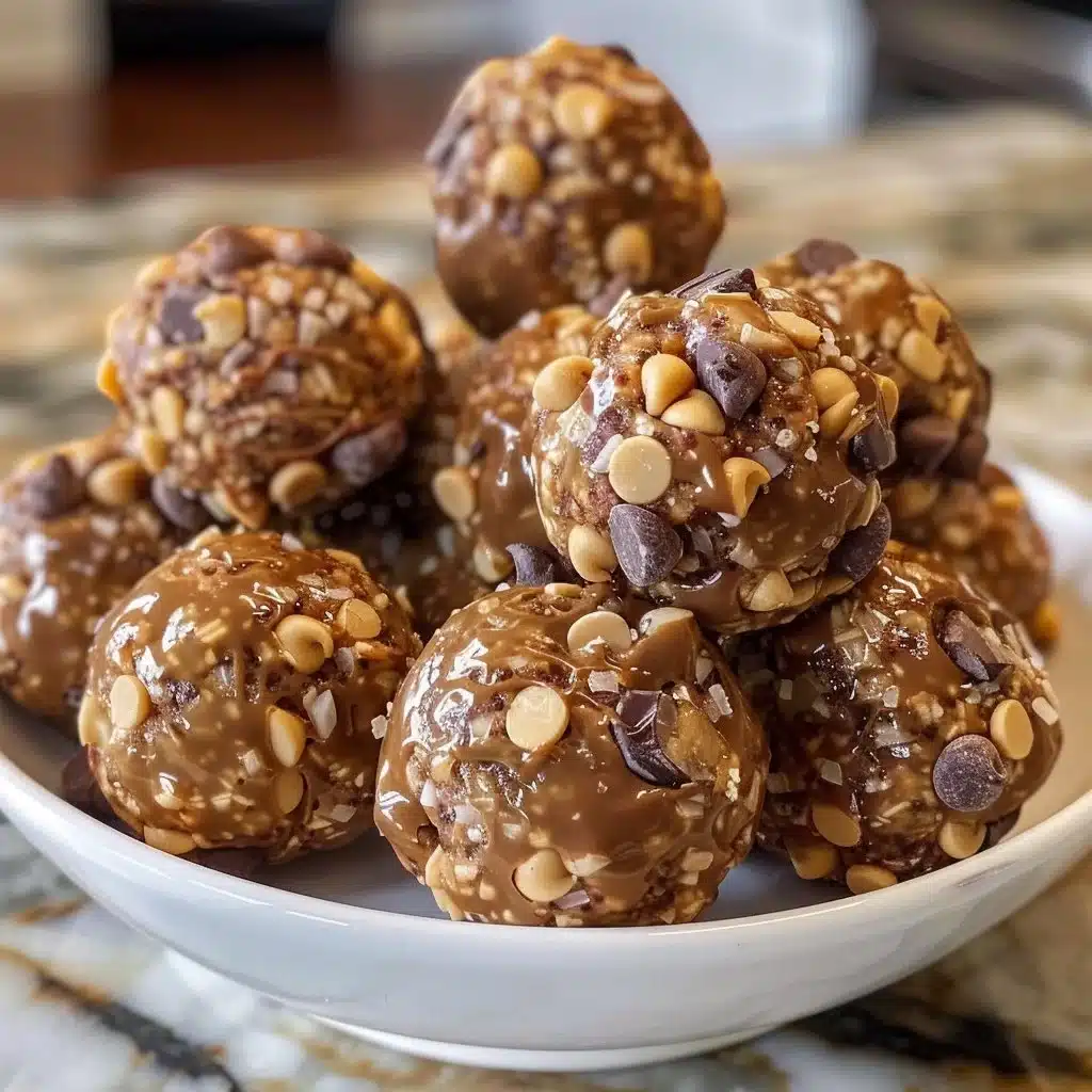 No-Bake Chocolate Peanut Butter Protein Balls