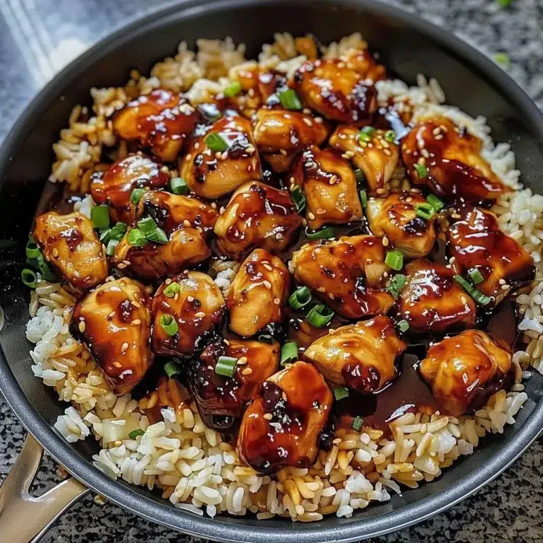 Honey BBQ Chicken and Rice: A Comforting One-Pan Wonder