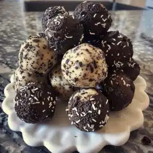Oreo Protein Balls - a tasty and nutritious snack option packed with protein.
