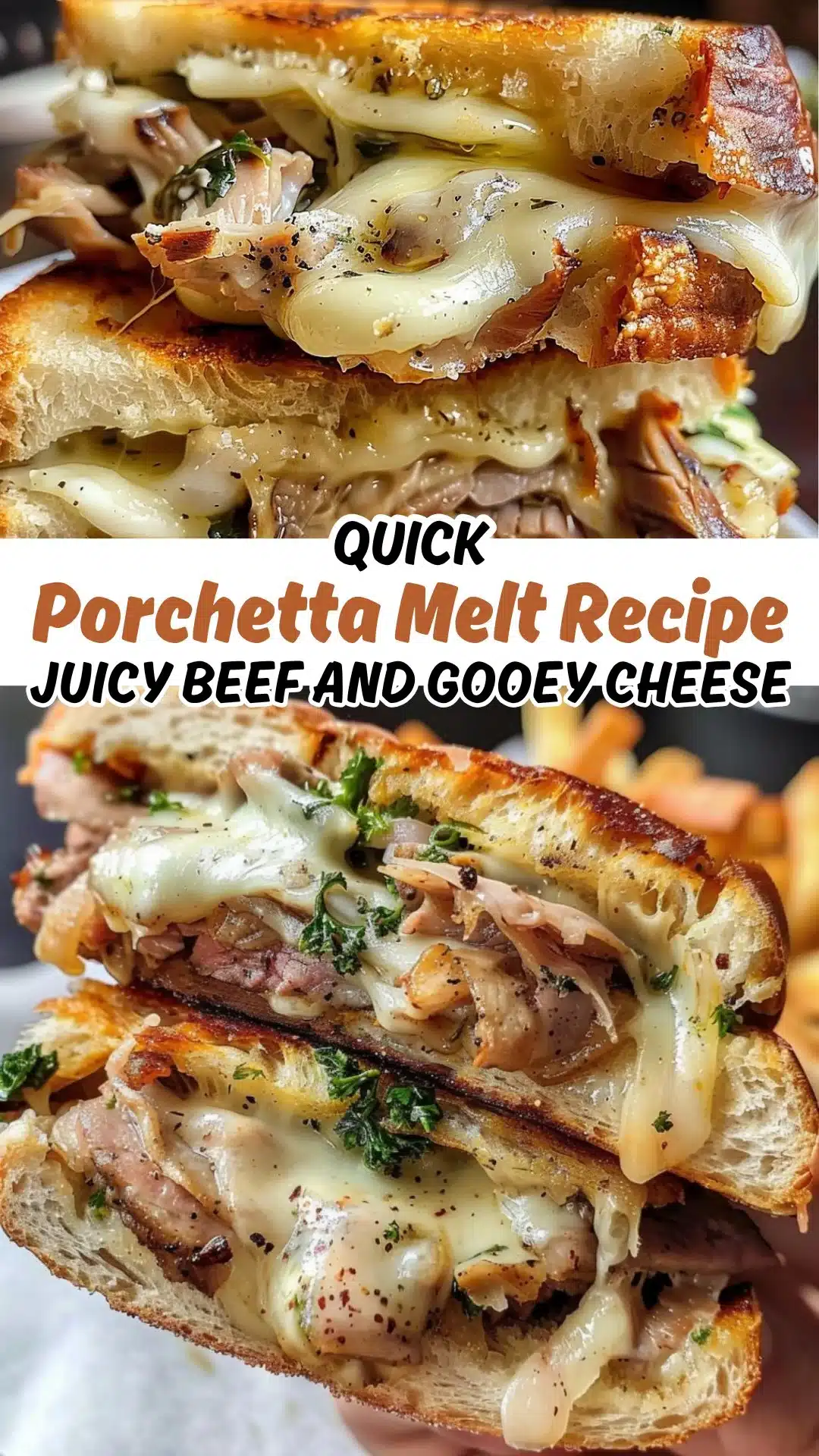 The Ultimate Porchetta Melt Recipe: Juicy Beef & Gooey Cheese