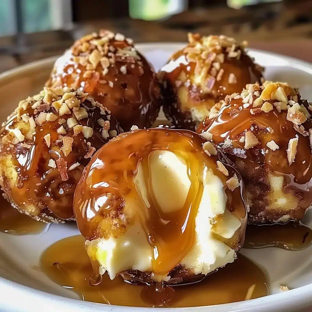 Salted Caramel Pretzel Cheesecake Balls Recipe
