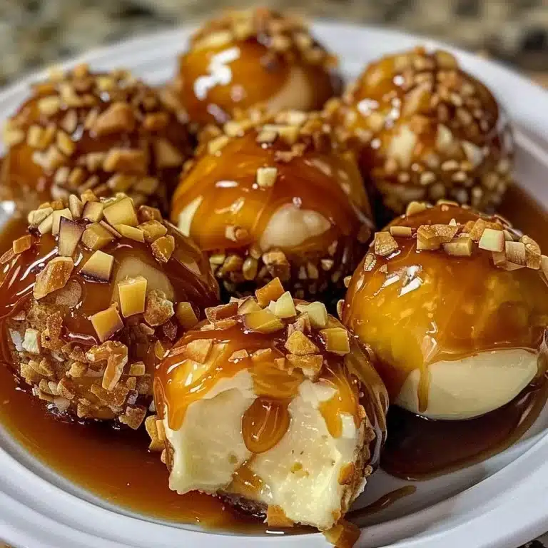 Salted Caramel Pretzel Cheesecake Balls