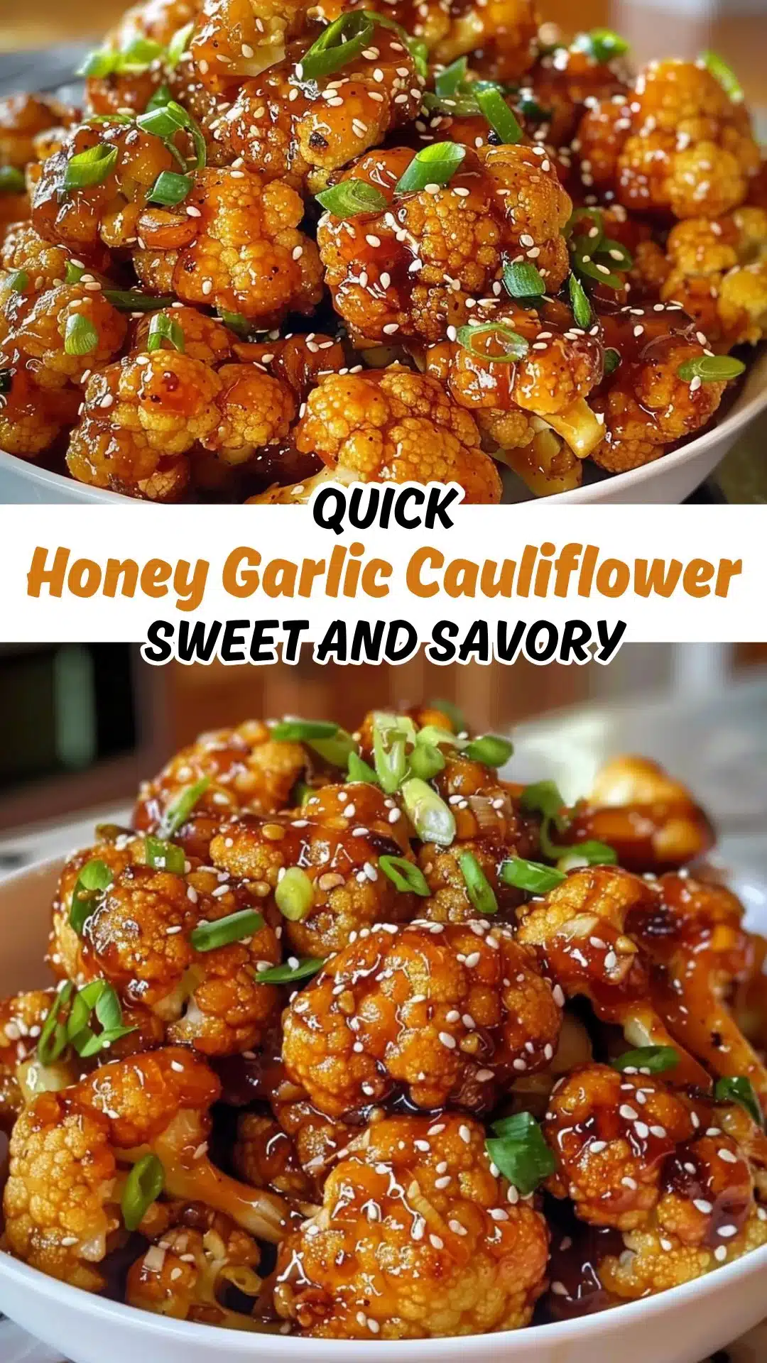 Sticky Honey Garlic Cauliflower: Irresistibly Sweet & Savory!