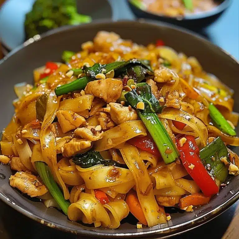 Street Style Thai Drunken Noodles