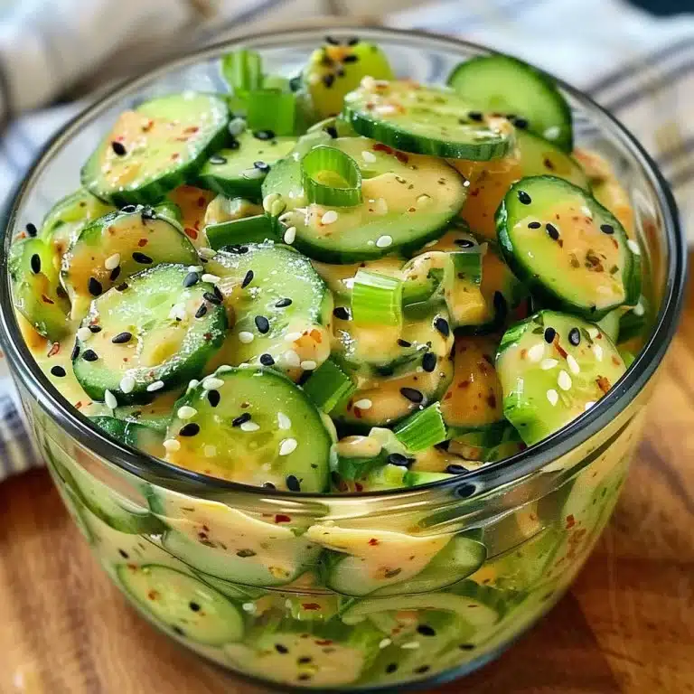 Viral Creamy Asian Cucumber Salad — Easy &amp; Addictive