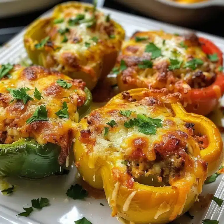 Cheesy Stuffed Bell Peppers
