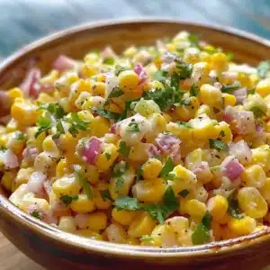 Delicious crack corn salad recipe with fresh ingredients