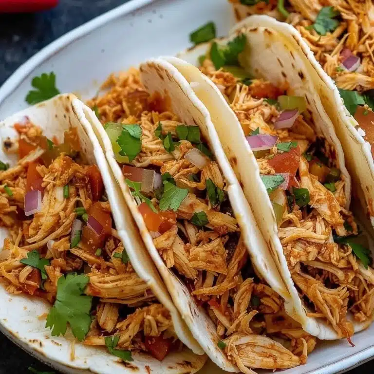 Crockpot Chicken Tacos