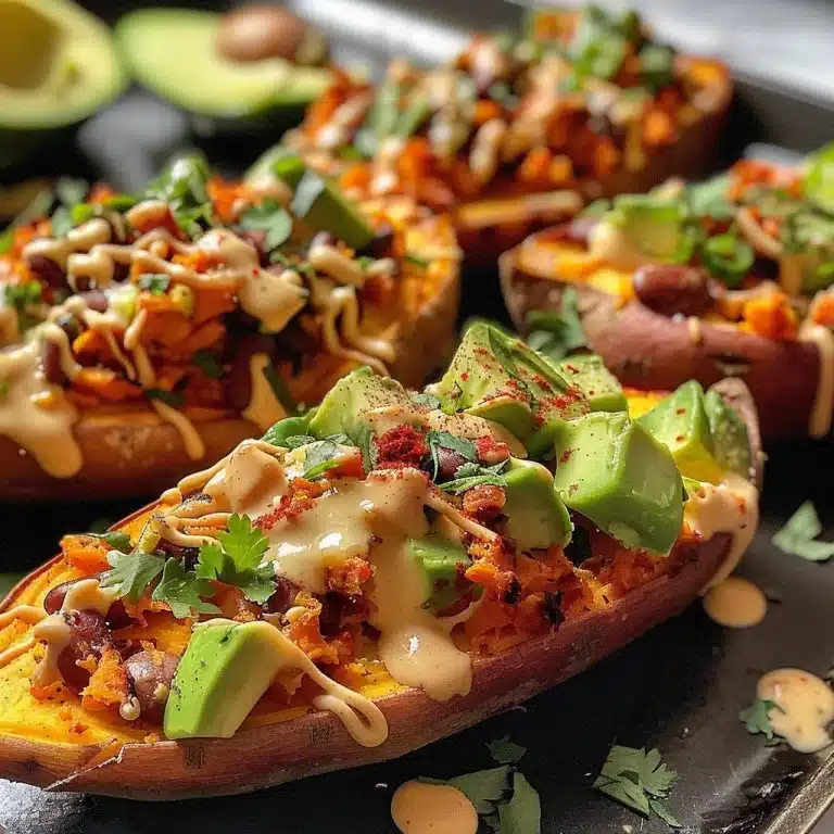 Protein-Packed Sweet Potato Boats