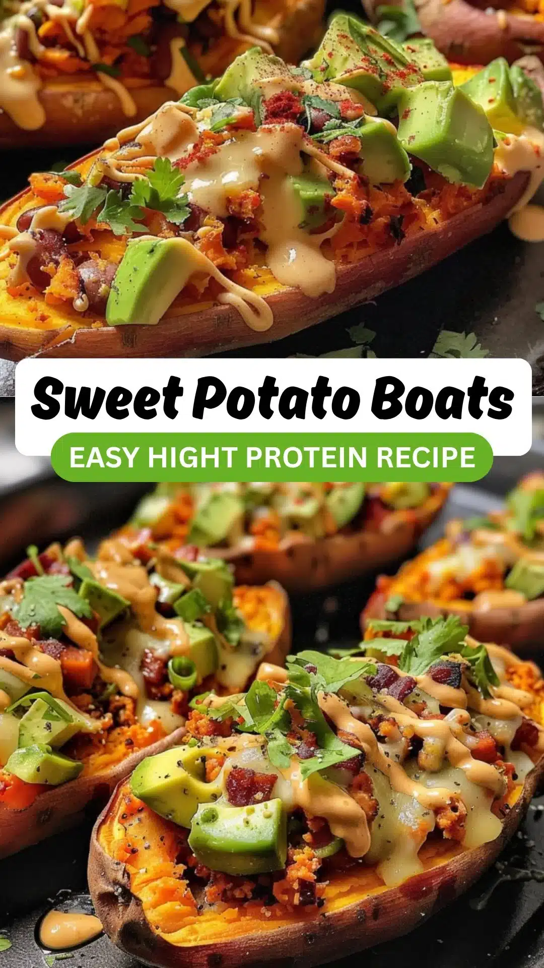 Protein-Packed Sweet Potato Boats 2 Protein Loaded Sweet Potato Boats