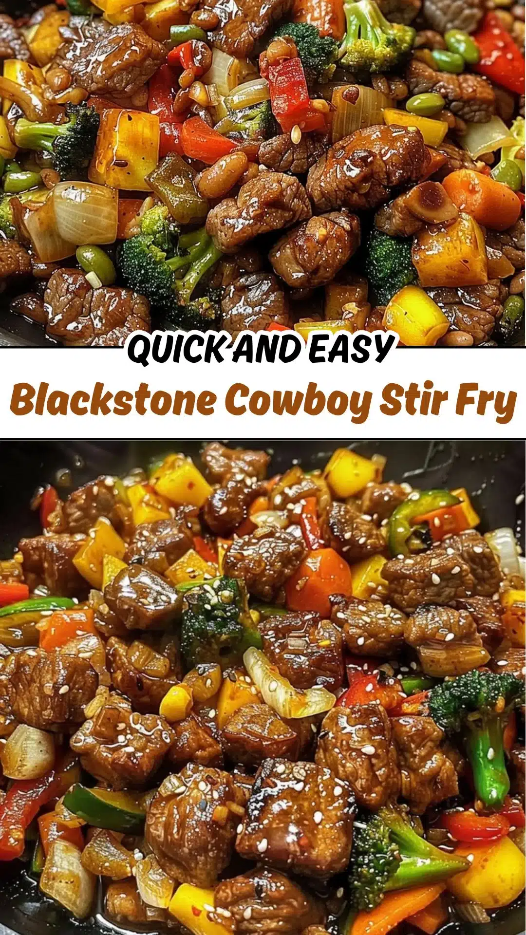Quick Blackstone Cowboy Stir Fry for Easy Dinner
