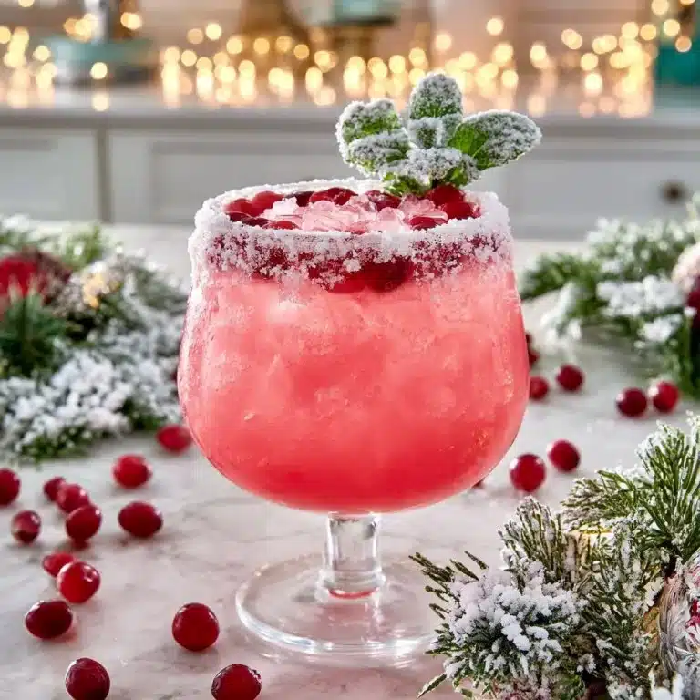 Christmas Mistletoe Margarita Recipe 2 Christmas Mistletoe MargaritaIngredients
2 1⁄2 cups chilled orange juice
2 1⁄2 cups chilled cranberry juice
2 cups chilled 7UP (adds a little fizz!)
2 cups chilled tequila
1⁄2 cup chilled maraschino...