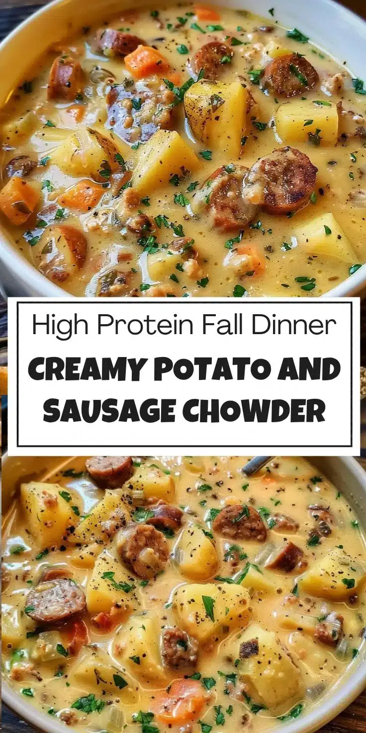 Creamy Potato and Sausage Chowder 2 Potato and Sausage Chowder