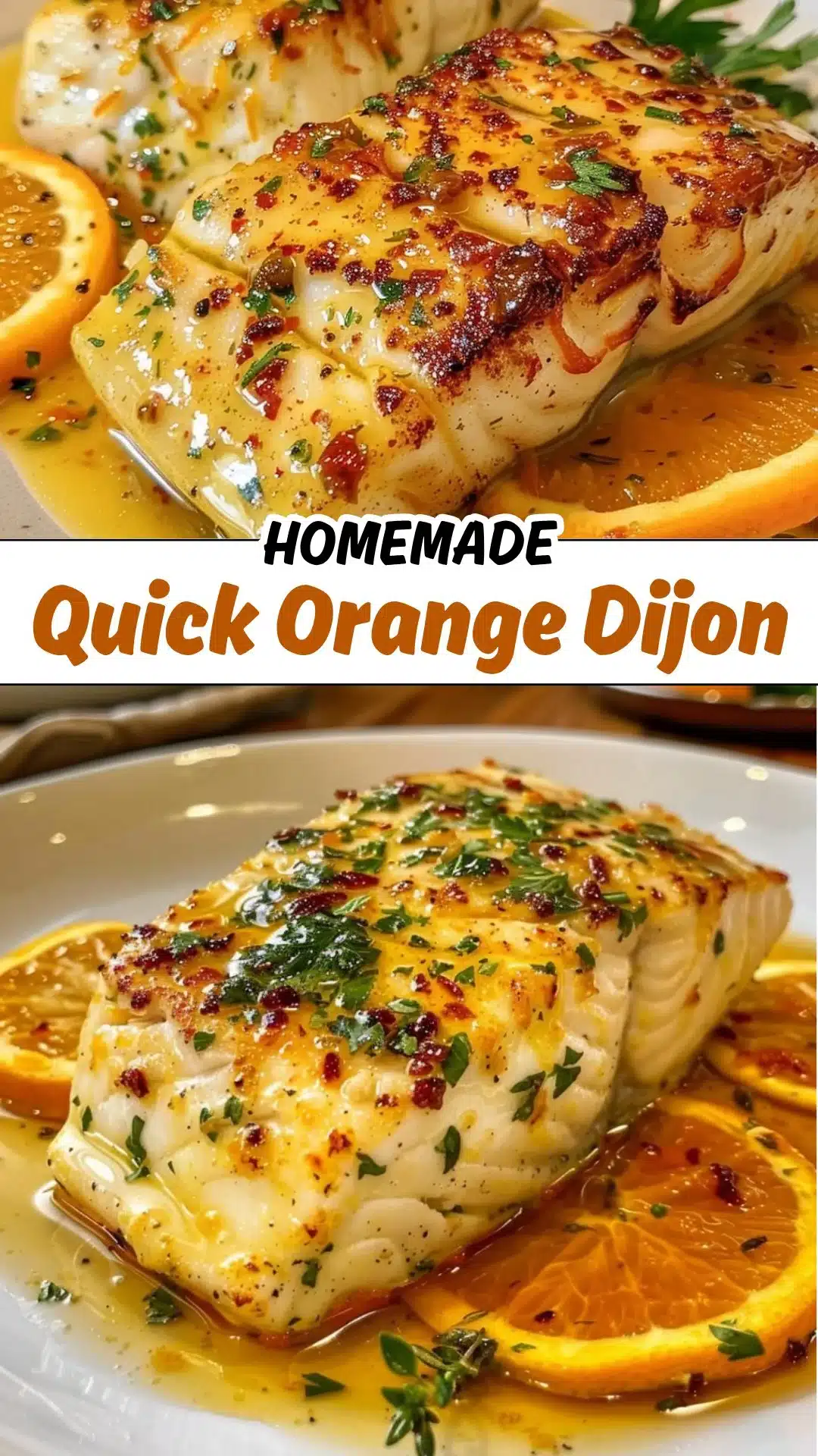 Halibut Recipe: Quick Orange Dijon 2 Quick Orange Dijon Halibut for a Healthy Dinner