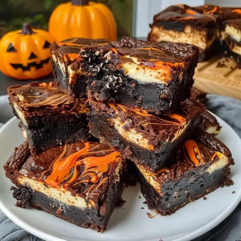 Halloween Cheesecake Brownies Recipe 2 Halloween Cheesecake BrowniesIngredients:
350g full-fat cream cheese
1 large egg
65g caster sugar
1 tsp vanilla extract