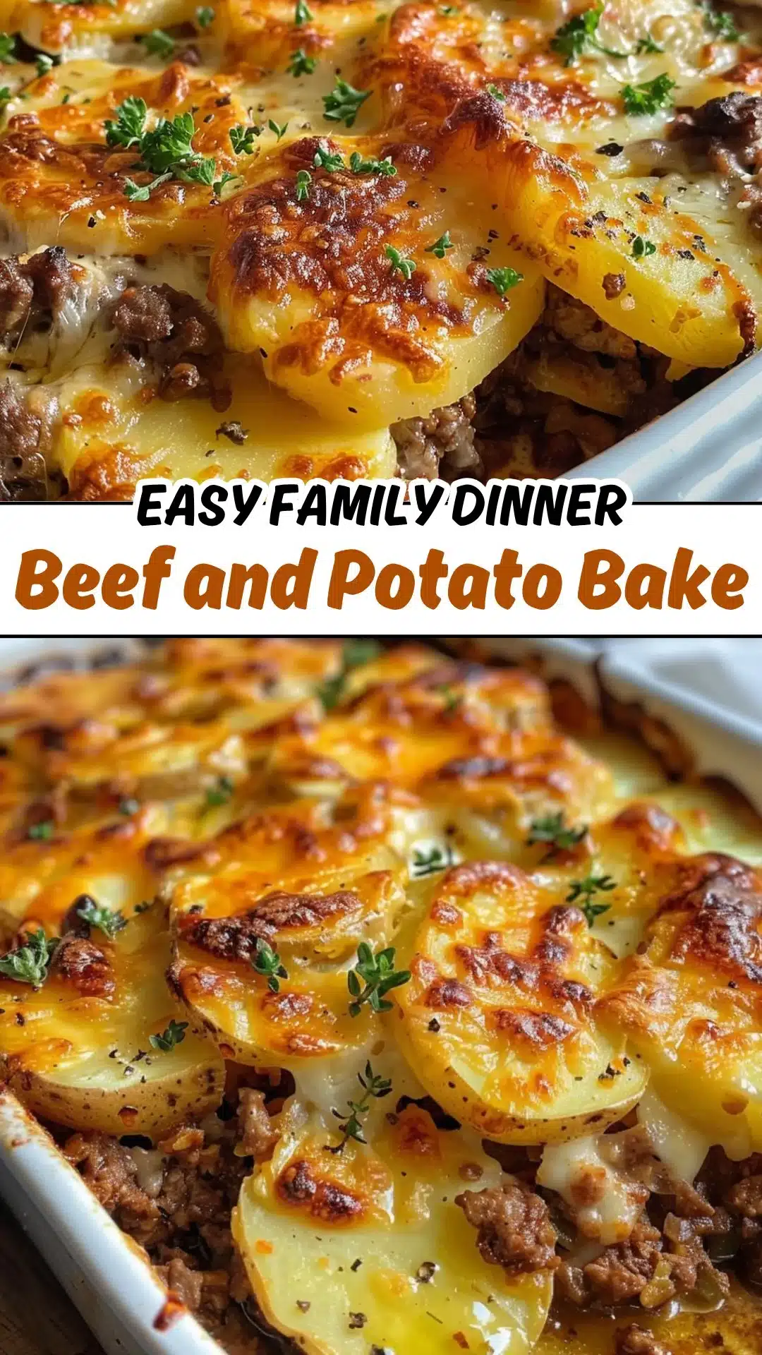 Healthy Beef and Potato Bake for Easy Family Dinner 2 Healthy Loaded Beef and Potato Bake for Easy Family Dinner