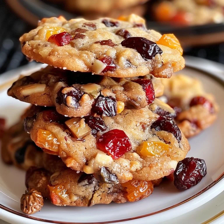 Old-Fashioned Fruitcake Cookies Recipe 2 Old-Fashioned Fruitcake CookiesIngredients:
1 cup unsalted butter, softened
1 cup granulated sugar
2 large eggs
2 cups all-purpose flour
1 teaspoon baking soda
1 teaspoon ground cinnamon
1/2 teaspoo...