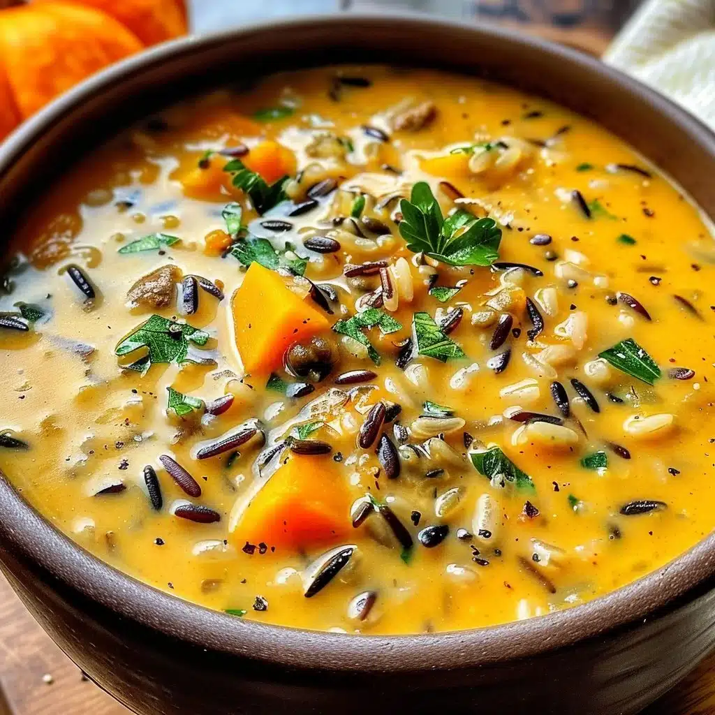 Pumpkin Wild Rice Soup Recipe