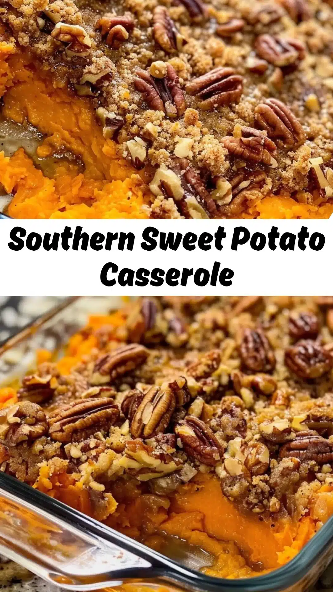 Delicious Southern Sweet Potato Casserole with Pecans