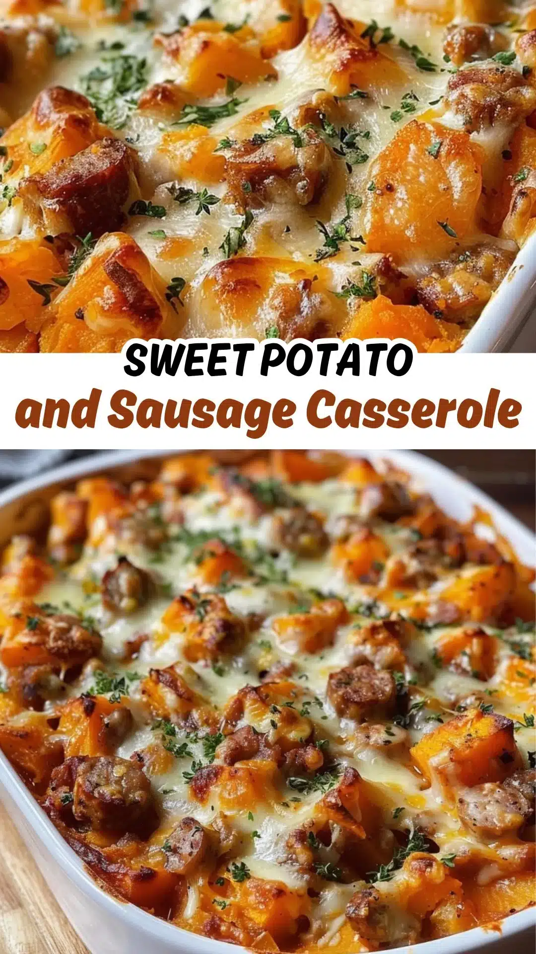 Sweet Potato and Sausage Casserole